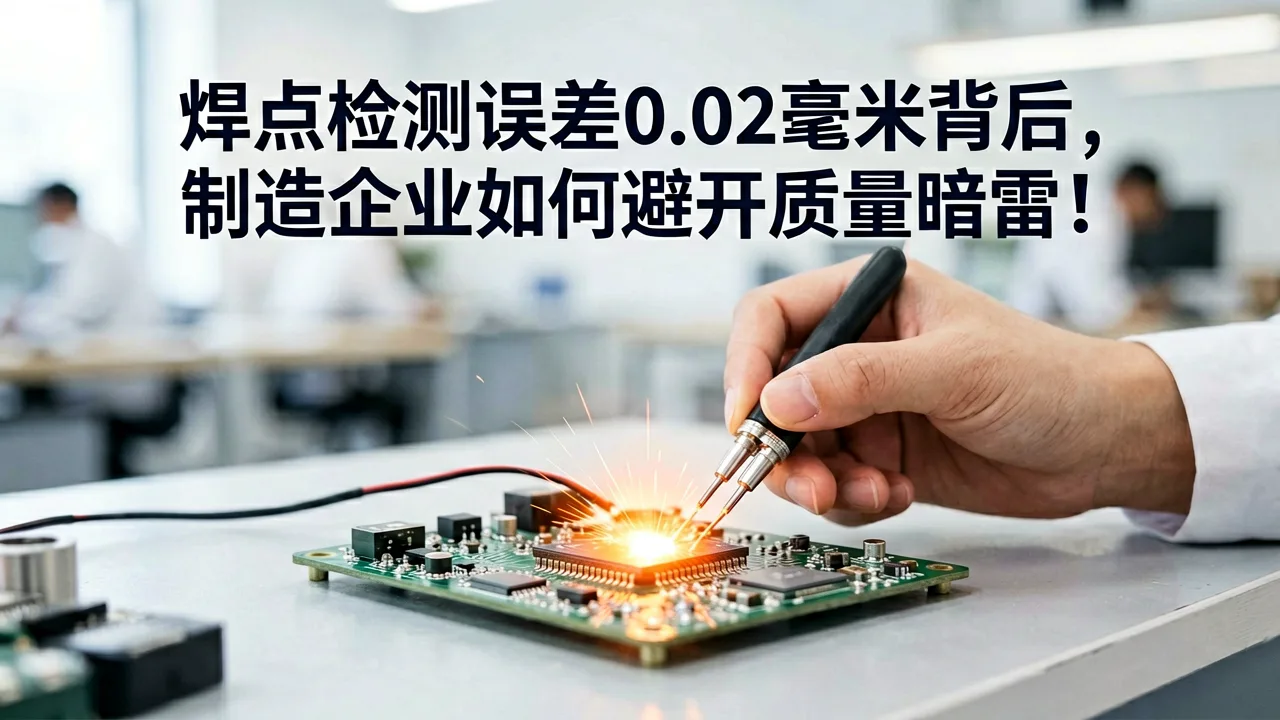 焊点检测误差0.02毫米背后,制造企业如何避开质量暗雷