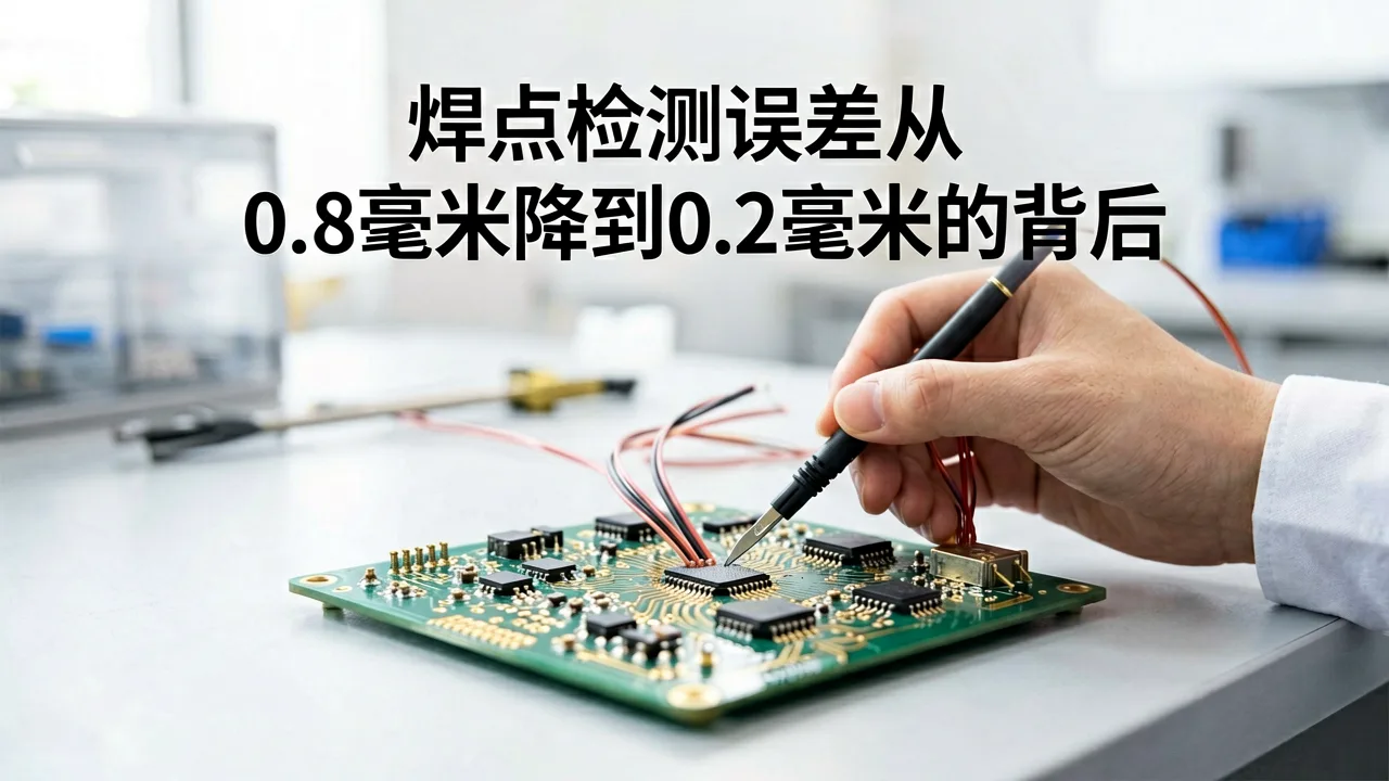 焊点检测误差从0.8毫米降到0.2毫米的背后